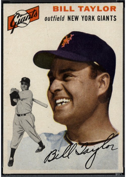 1954 Topps #74 Bill Taylor