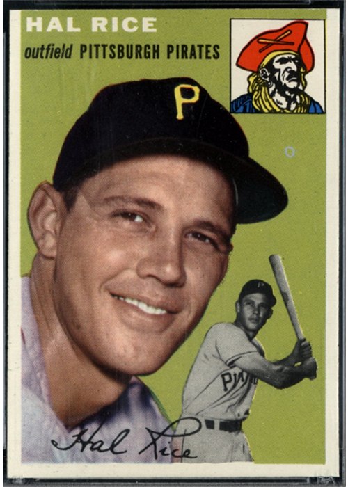 1954 Topps #95 Hal Rice