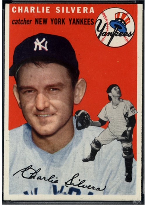 1954 Topps #96 Charlie Silvera