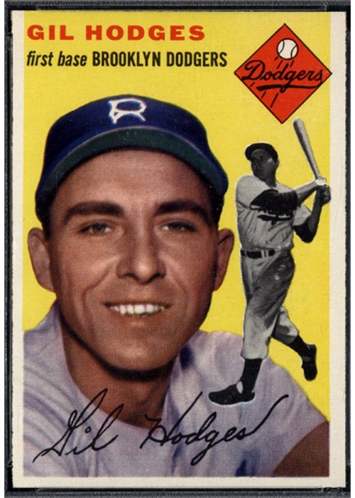 1954 Topps #102 Gil Hodges