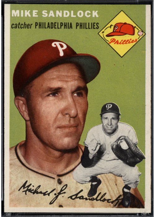 1954 Topps #104 Mike Sandlock