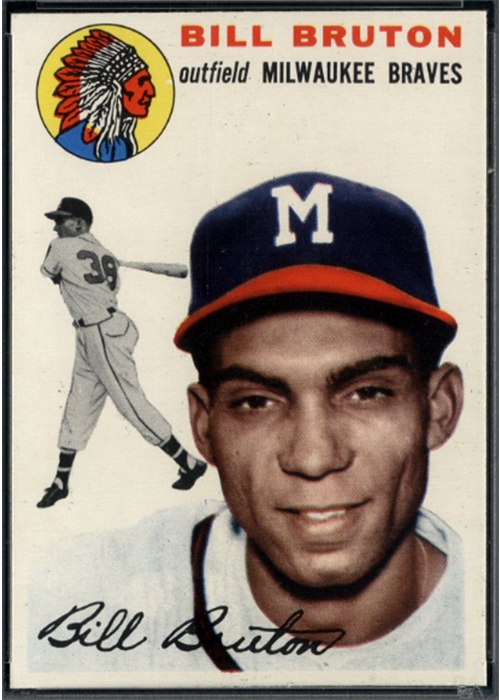 1954 Topps #109 Bill Bruton