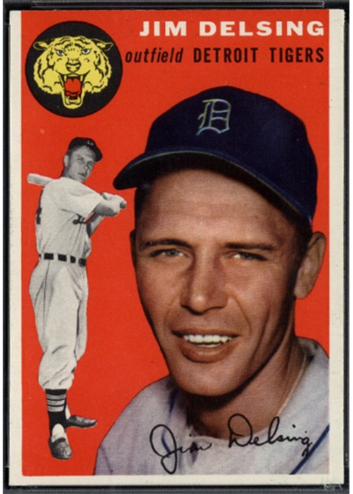 1954 Topps #111 Jim Delsing