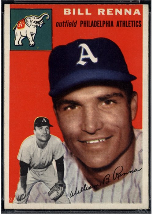 1954 Topps #112 Bill Renna