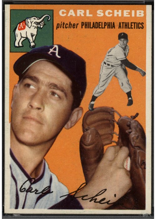 1954 Topps #118 Carl Scheib