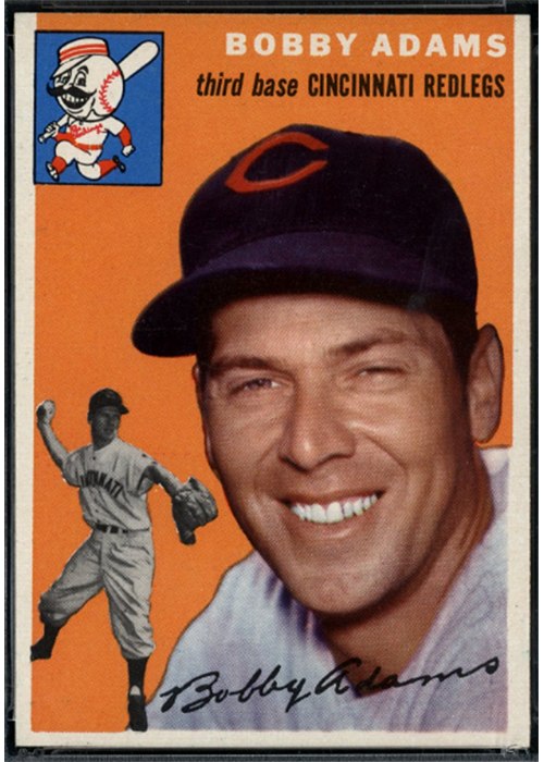 1954 Topps #123 Bobby Adams