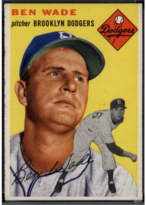 1954 Topps #126 Ben Wade