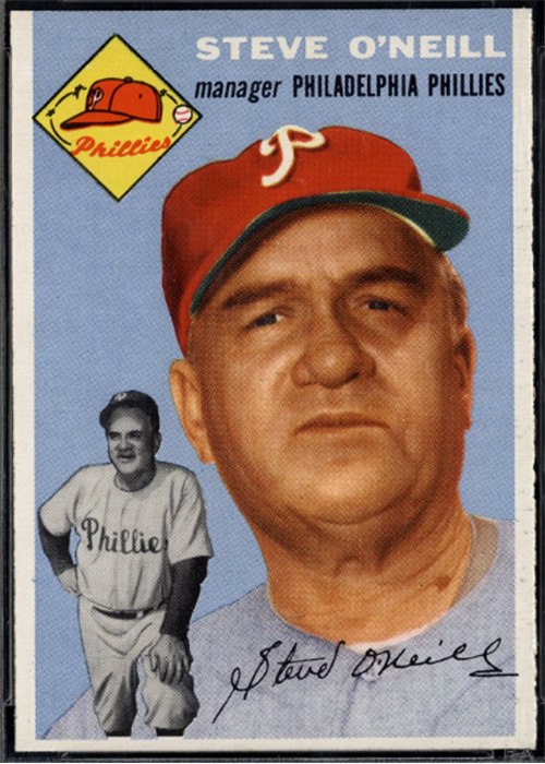 1954 Topps #127 Steve O'Neill