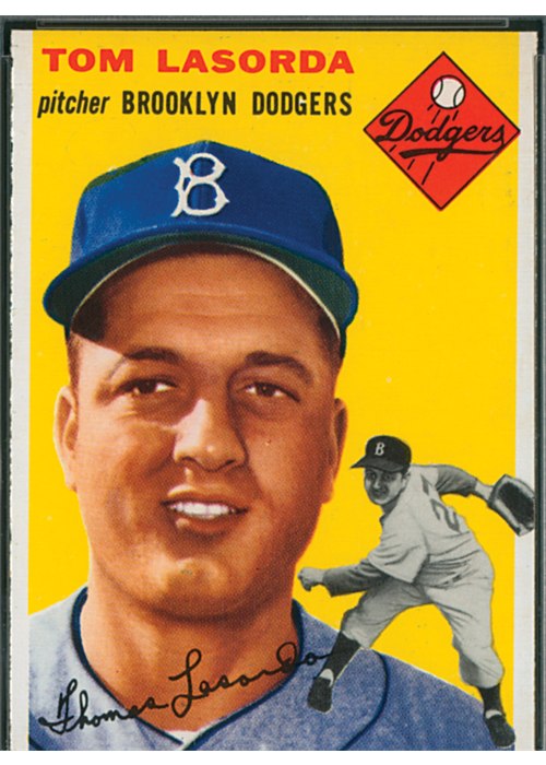 1954 Topps #132 Tom Lasorda (Tommy Lasorda)