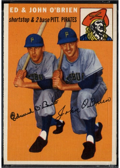 1954 Topps #139 Johnny & Eddie O'Brien