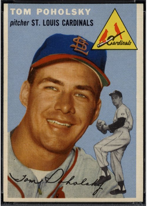 1954 Topps #142 Tom Poholsky
