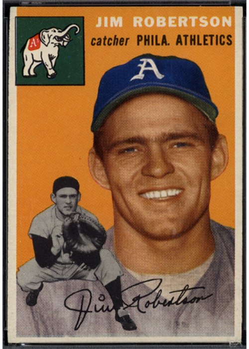 1954 Topps #149 Jim Robertson