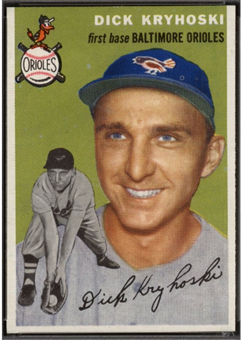 1954 Topps #150 Dick Kryhoski