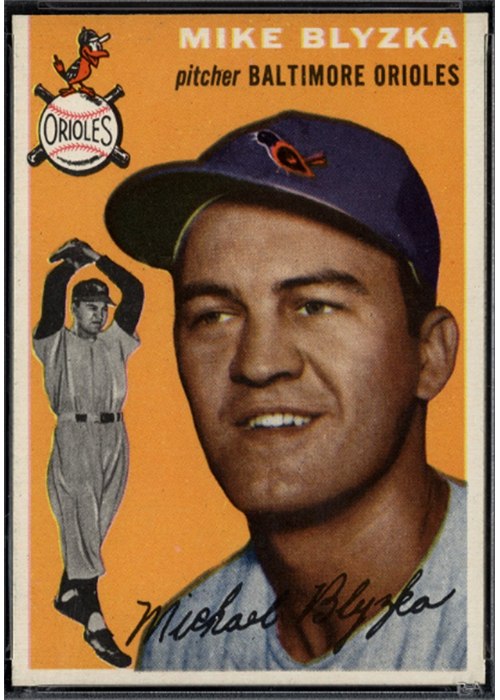 1954 Topps #152 Mike Blyzka