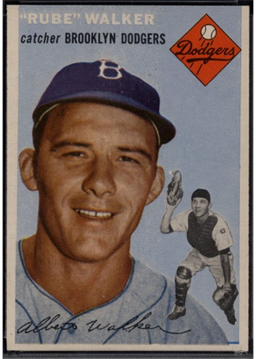 1954 Topps #153 Rube Walker