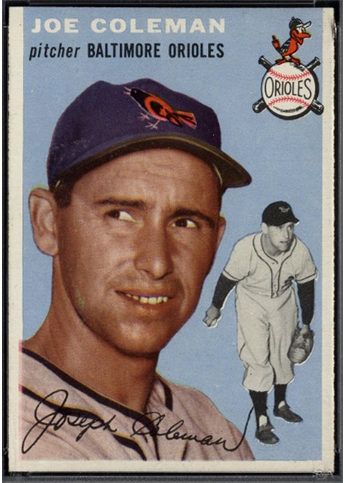 1954 Topps #156 Joe Coleman
