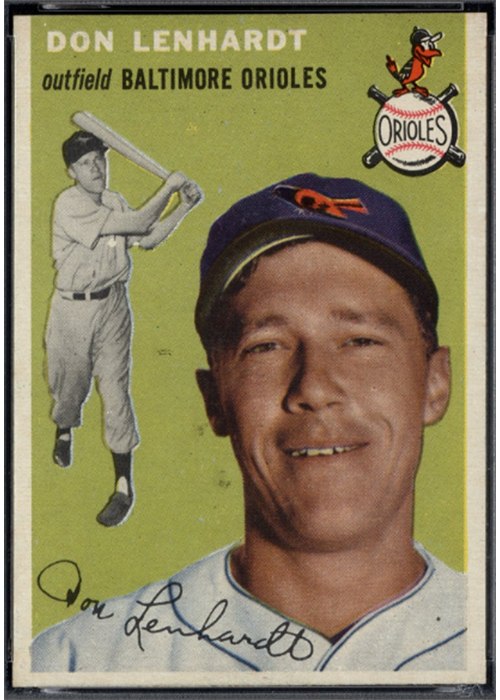 1954 Topps #157 Don Lenhardt