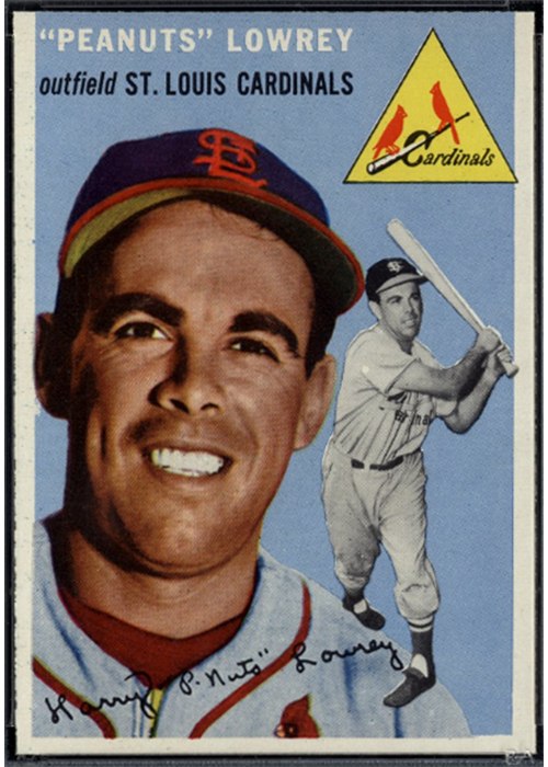 1954 Topps #158 Peanuts Lowrey (Harry Lowrey)