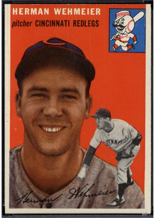 1954 Topps #162 Herman Wehmeier