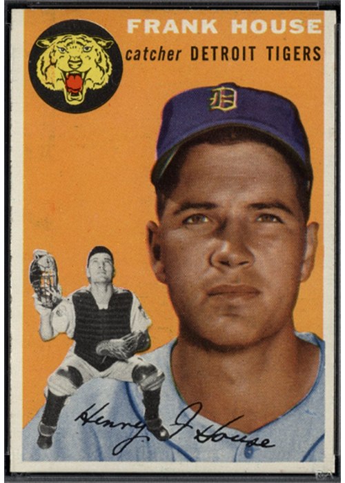 1954 Topps #163 Frank House