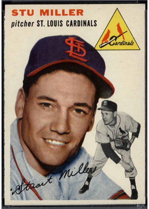 1954 Topps #164 Stu Miller