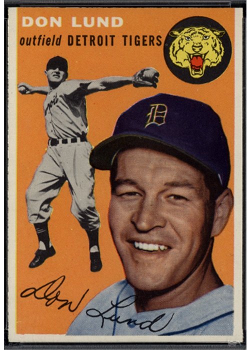 1954 Topps #167 Don Lund