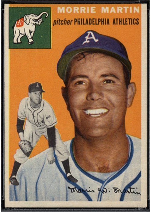 1954 Topps #168 Morrie Martin