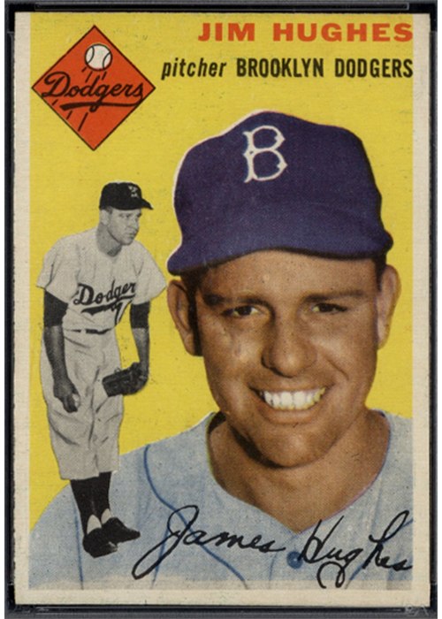 1954 Topps #169 Jim Hughes