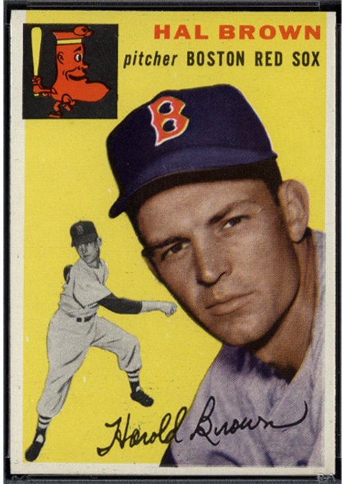 1954 Topps #172 Hal Brown