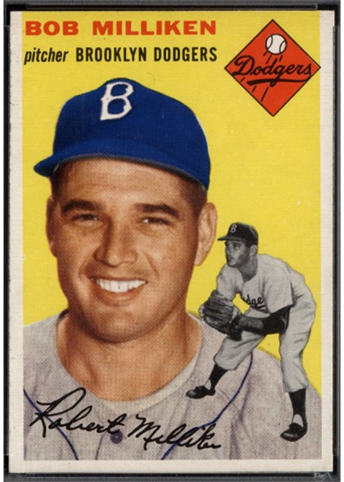 1954 Topps #177 Bob Milliken