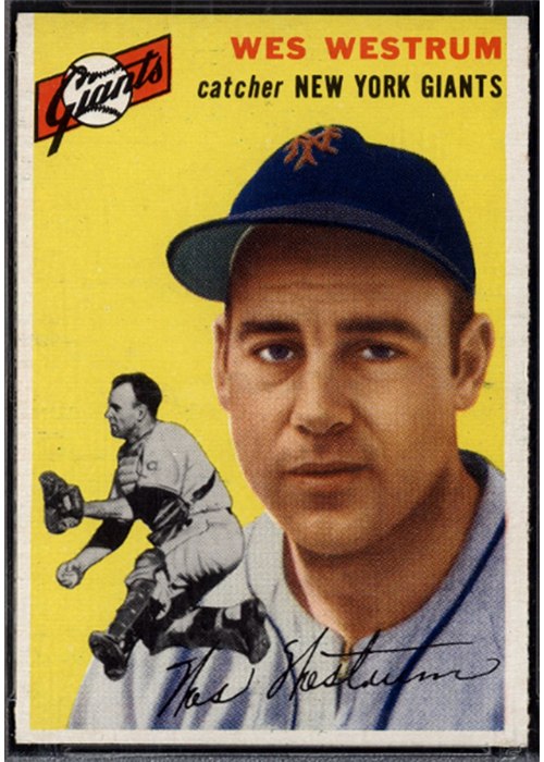 1954 Topps #180 Wes Westrum