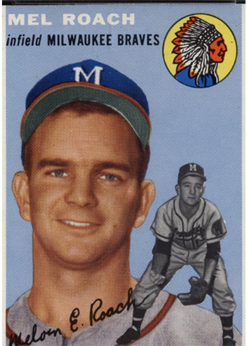 1954 Topps #181 Mel Roach