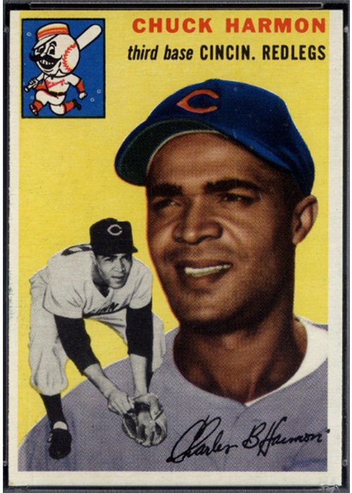 1954 Topps #182 Chuck Harmon