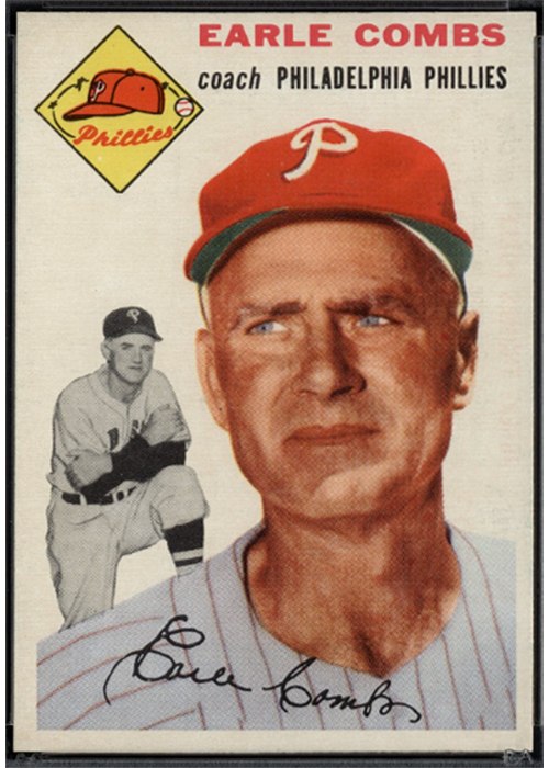 1954 Topps #183 Earle Combs