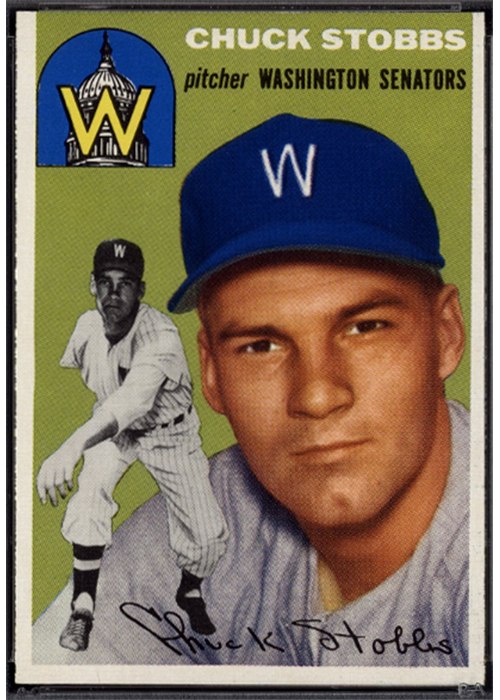 1954 Topps #185 Chuck Stobbs