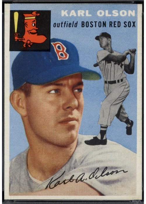 1954 Topps #186 Karl Olson
