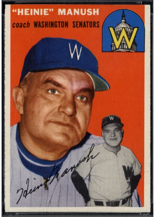 1954 Topps #187 Heinie Manush