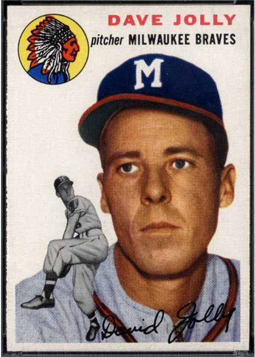 1954 Topps #188 Dave Jolly