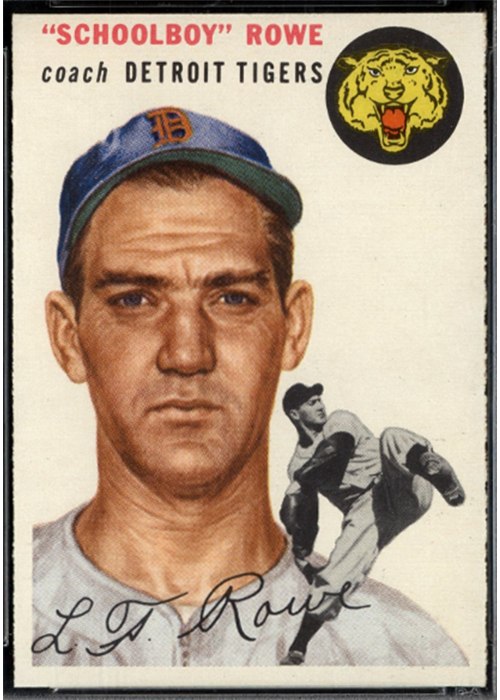 1954 Topps #197 Schoolboy Rowe (Lynwood Rowe)