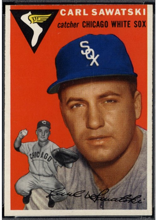 1954 Topps #198 Carl Sawatski