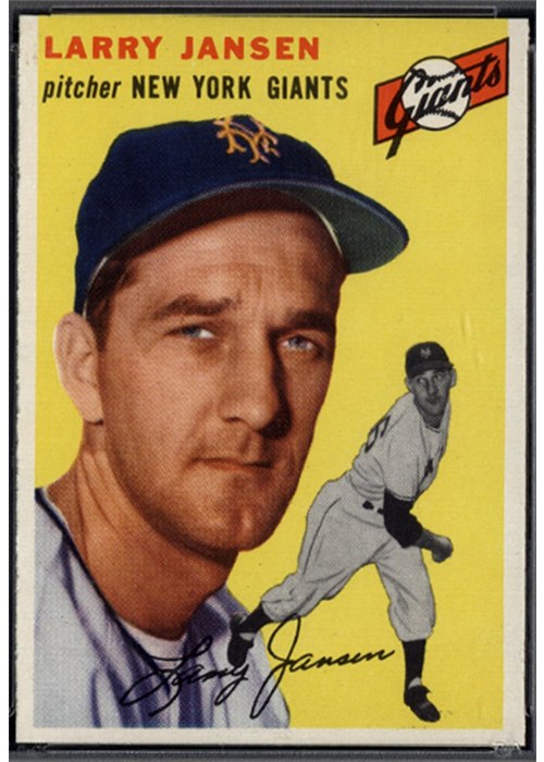 1954 Topps #200 Larry Jansen