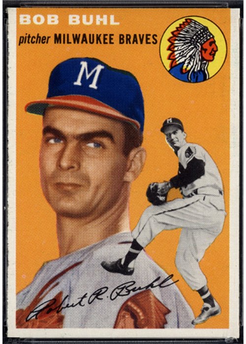 1954 Topps #210 Bob Buhl