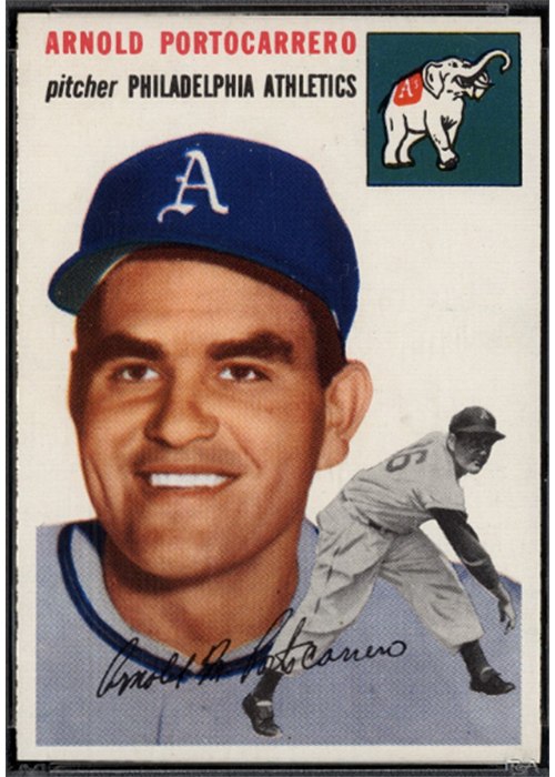 1954 Topps #214 Arnold Portocarrero (Arnie Portocarrero)