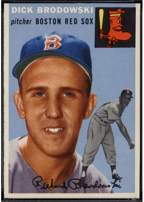 1954 Topps #221 Dick Brodowski