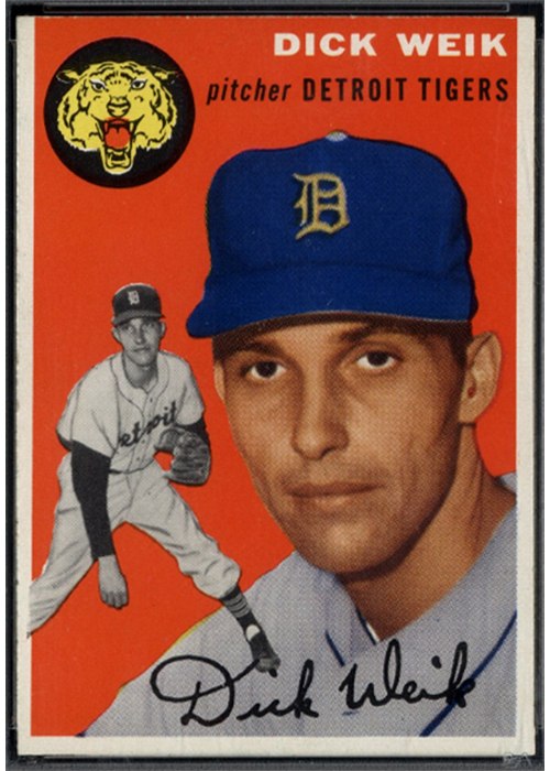 1954 Topps #224 Dick Weik