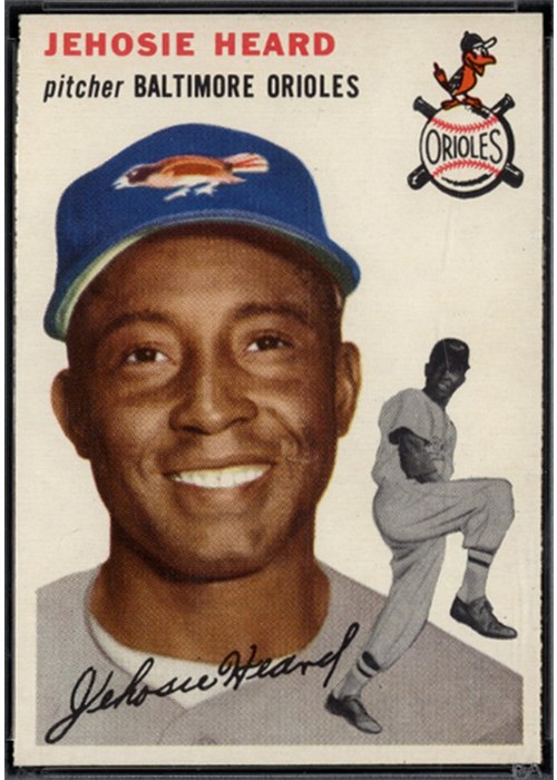 1954 Topps #226 Jehosie Heard