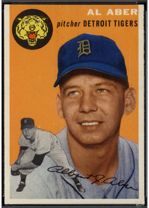 1954 Topps #238 Al Aber