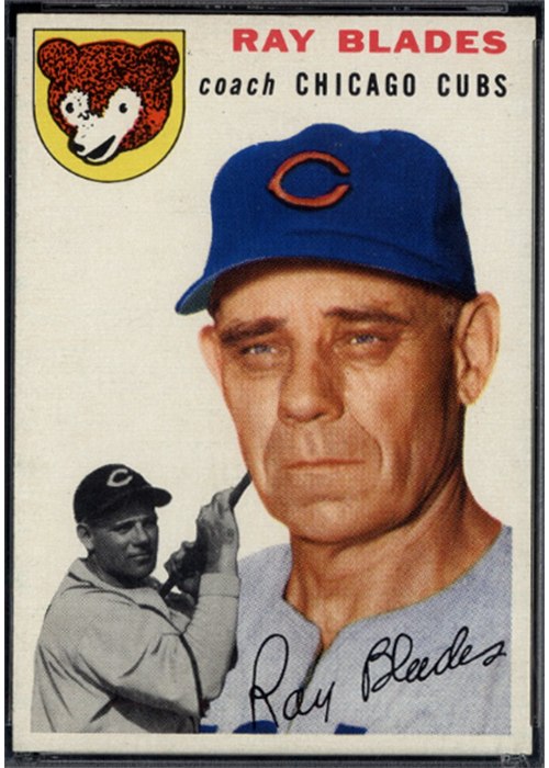 1954 Topps #243 Ray Blades