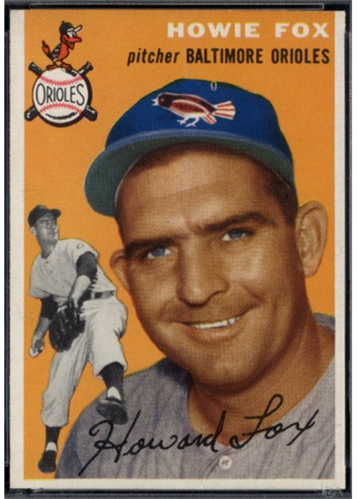 1954 Topps #246 Howie Fox