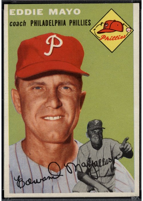1954 Topps #247 Eddie Mayo